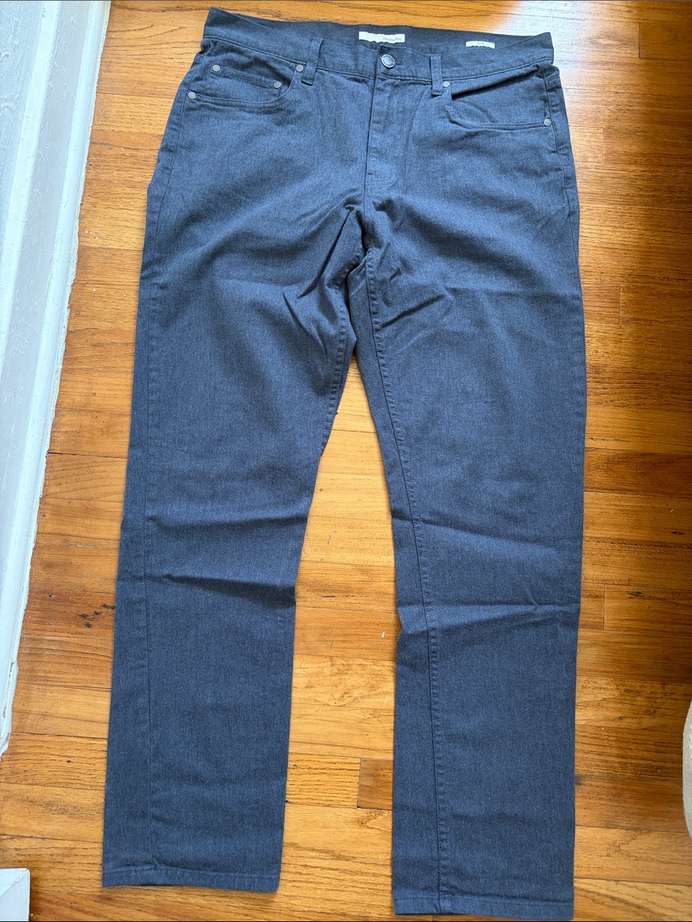 Men’s hawker rye Heather blue jeans pants 33 x 32 light weight soft jeans